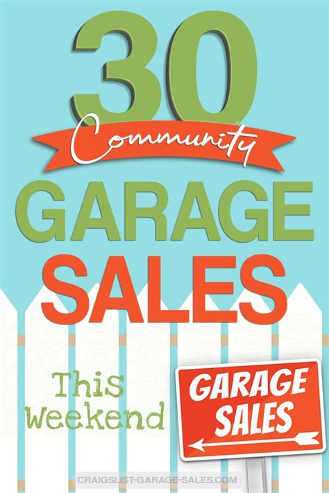 neighborhood garage sales near me|community garage sales this weekend.